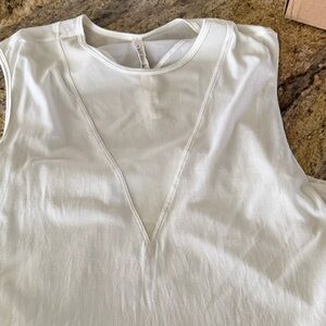 Lululemon Athletica White Tank Top